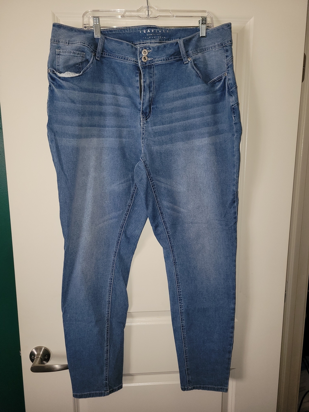 Old Navy Mid-Blue Straight Leg Jeans